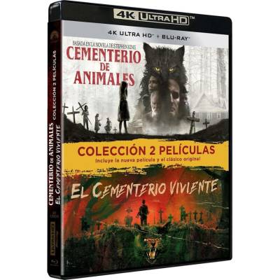 Řbitov zvířátek (2019) / Hřbitov domácích zvířátek (1989) 4K UHD BD