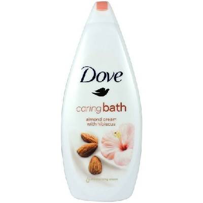 Dove Caring Bath Almond cream Hibiscus krémová pena do kúpeľa 500 ml