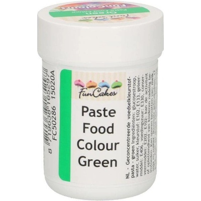 FunCakes Gélová farba zelená 30 g