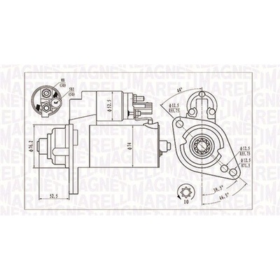 Štartér MAGNETI MARELLI MQS1293