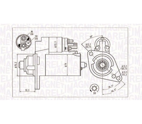 Štartér MAGNETI MARELLI MQS1293