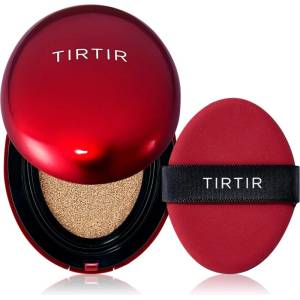 TIRTIR Mask Fit Red Cushion Mini дълготраен грим в гъбичка цвят 22W Sheer Beige 4.5 гр