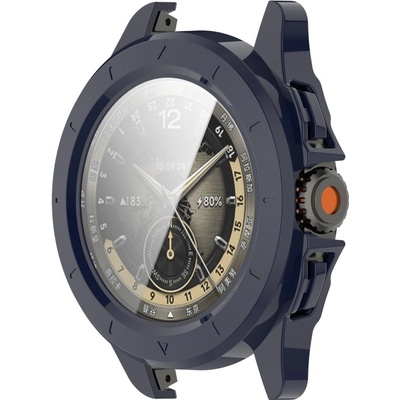 PROTEMIO 91106 PC FULL COVER Plastový kryt so sklom pre Xiaomi Watch S4 Sport tmavomodrý