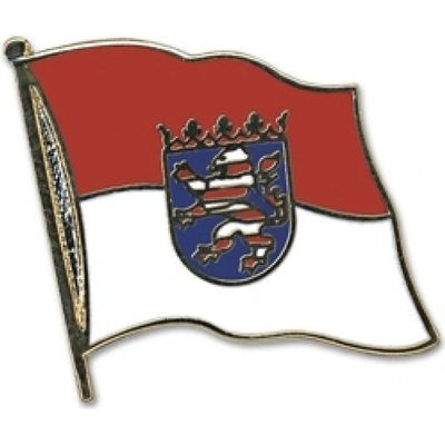 Odznak (pins) 20mm vlajka Hesensko - farebný