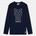 Fenchurch Тениска Fenchurch Men's Aspinall Long-Sleeve T-Shirt - Navy