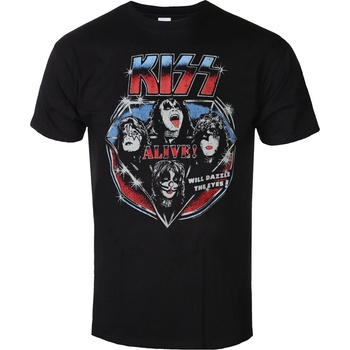 NNM мъжка тениска Kiss - Alive Vintage - Black - 51715700