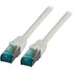EFB Elektronik RJ45 пач корда категория 6a, S-FTP LSZH, сива, 1 метър (MK6001.1G)