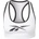 Reebok Hero Medium-Impact Racer Bra Womens - White