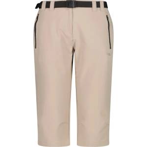 CMP Дамски 3/4 панталони CMP Women's Stretch Capri Shorts - Sabbia / Antracite - размер 36 (EU) (112-3627-0612)