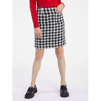 Orsay Дамска пола на бяло и черно каре ORSAY Orsay | Cheren | ЖЕНИ | XS