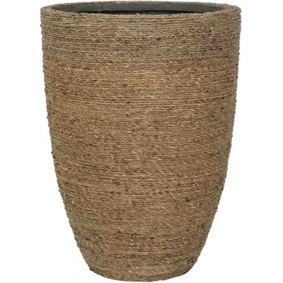 Pottery Pots Květináč Ben přírodní slaměná M 41 cm 30 cm