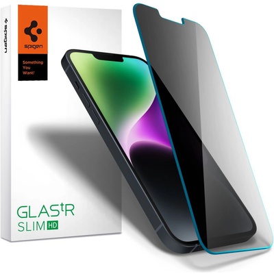 Spigen Протектор за iPhone 13 / iPhone 13 Pro / iPhone 14 / iPhone 16e - Spigen - Glas. tR Slim - Поверителност