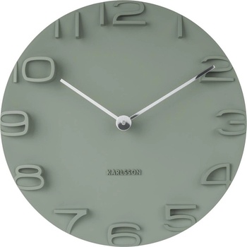 Karlsson Стенен часовник On The Edge зелен (KA5311GR)