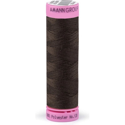 Prima-obchod Polyesterové nitě návin 100 m Aspo Amann, barva 0432 Chocolate Brown