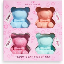 I Heart Revolution Teddy Bear šumivé koule do koupele 4 x 50 g dárková sada