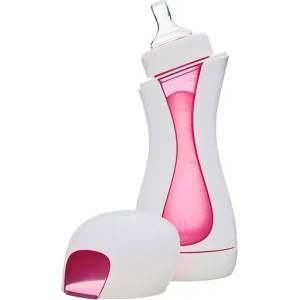 iiamo Бебешка бутилка iiamo home - Бяло и розово, 380 ml (601) - ozone