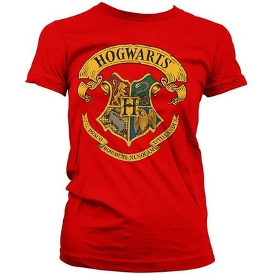 A.B. Dámské tričko Harry Potter Bradavický erb červené