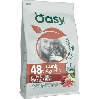 OASY One Animal Protein Puppy & Junior Small/Mini Lamb 800 g