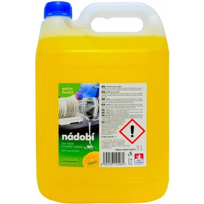 Lavon Tekutý prostriedok na umývanie riadu Lemon 5 l