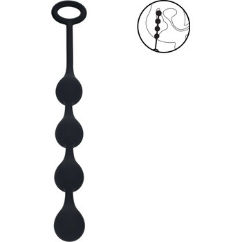 Levelz Waterdrop Silicone Anal Balls S 20mm Black
