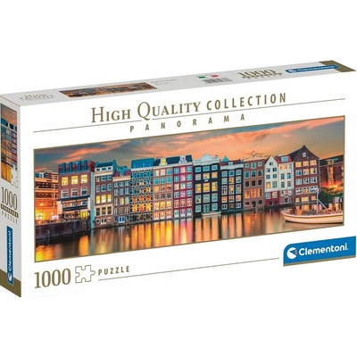Clementoni Panoramatické Zářivý Amsterdam 1000 dielov