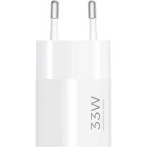 Xiaomi Захранване за ел. мрежа с USB-C порт и технология за бързо зареждане - Xiaomi Nano Power GaN Fast Charger 33W MDY-19-ED (бял) (MDY-19-ED)