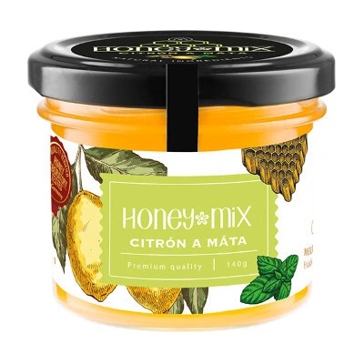 HoneyMix Med s citronem a mátou 140 g