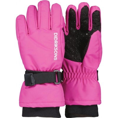 Didriksons Biggles Gloves 3 prstové detské rukavice Plastic Pink