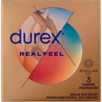 Image 1 of Durex 3 бр. Нелатексови презервативи Durex Real Feel