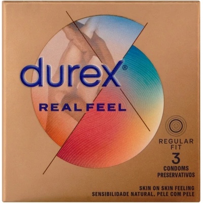 Durex 3 бр. Нелатексови презервативи Durex Real Feel