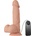 Pretty Love Bahamut Realistic Vibrating Dildo 21.8cm Nude