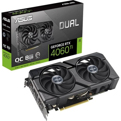 ASUS GeForce RTX 4060 Ti Dual OC EVO 8GB GDDR6 128bit (DUAL-RTX4060TI-O8G-EVO/90YV0J49-M0NA00)