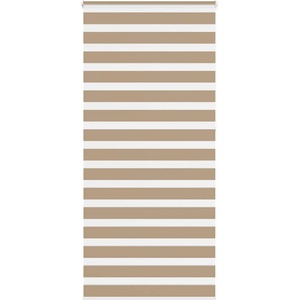vidaXL Зебра щора, пясъчно кафява, 105x230 см, ширина на плата 100, 9 см, полиестер (4014600)