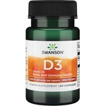 Swanson Vitamin D3, High Potency, 25 mcg, 60 капсули, Swanson (SW1510)