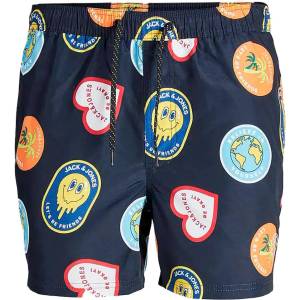 JACK & JONES Бански гащета Jack & jones Big Prints swimming shorts - Blue (Navy Blue)