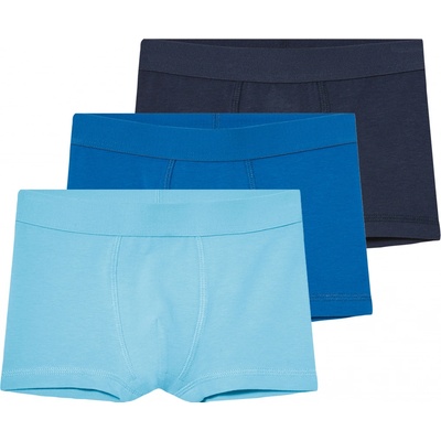 lupilu chlapecké boxerky 3 kusy navy modrá / světle modrá / tmavě modrá – Zboží Dáma