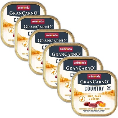 Animonda GranCarno Country Adult hovězí husa a dýně 6 x 150 g