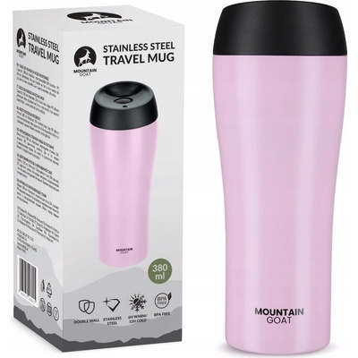 Mountain Goat Termohrnček 380 ml ružový