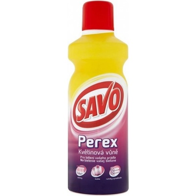Savo Perex parfumovaný prípravok na predpieranie a bielenie bielizne kvetinová vôňa 1 l