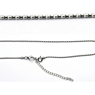 Čištín Stříbrný řetízek hádě adjusta 12412