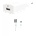 Ttec Зарядно 220V SpeedCharger USB Travel Charger, 2.1A, incl, Type C Cable - Бяло