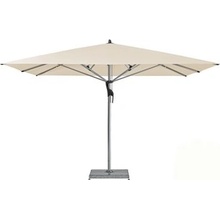 Profesionální slunečník Fortello, Glatz, čtvercový 300x300 cm (3x3 m), rám eloxovaný hliník, potah polyester 250 g/m2 (325 00 301 171 4xx)
