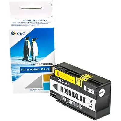 Compatible ГЛАВА ЗА HP Officejet Pro 8100/8600 series - HIGH CAPACITY - Black - CN045AE - /950XL/ - Pigment - PN NP-H-0950XLBK-D(PG) - G&G (200HPCN045AEGG)