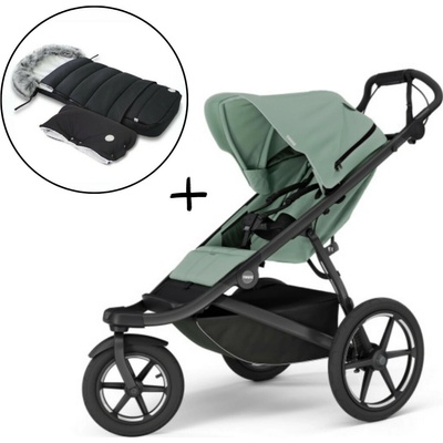 Thule Urban Glide 3 Mist Green s magnetickou sponou 2025 + Fusak a rukávnik JOMK Northern Black