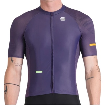 Sportful Мъжка фланелка с къс ръкав за колоездене Sportful Supernova Jersey Cycling jersey - Galactic Purple (056-3640-0312)