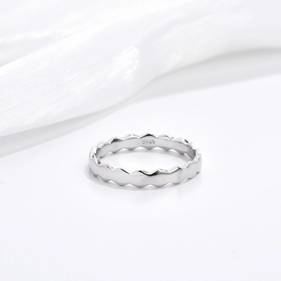 Jan Kos jewellery Stříbrný prsten bez osazení MHT 2985 SN58