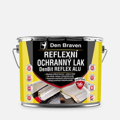 Den Braven Den Braven - Reflexný ochranný lak DenBit REFLEX ALU, plechovka, 4,5 kg, strieborná