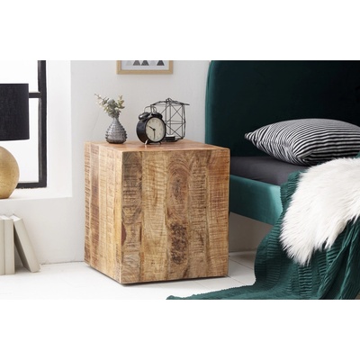 LuxD Dizajnová taburetka Unity, 40 cm, mango