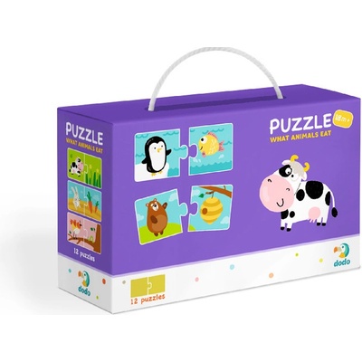 Dodo Co zvířátka jí? 12 x 2 dielov