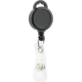 Ролетка за бадж Axent пластмасова Черен (1912016-08-4519-01-A)